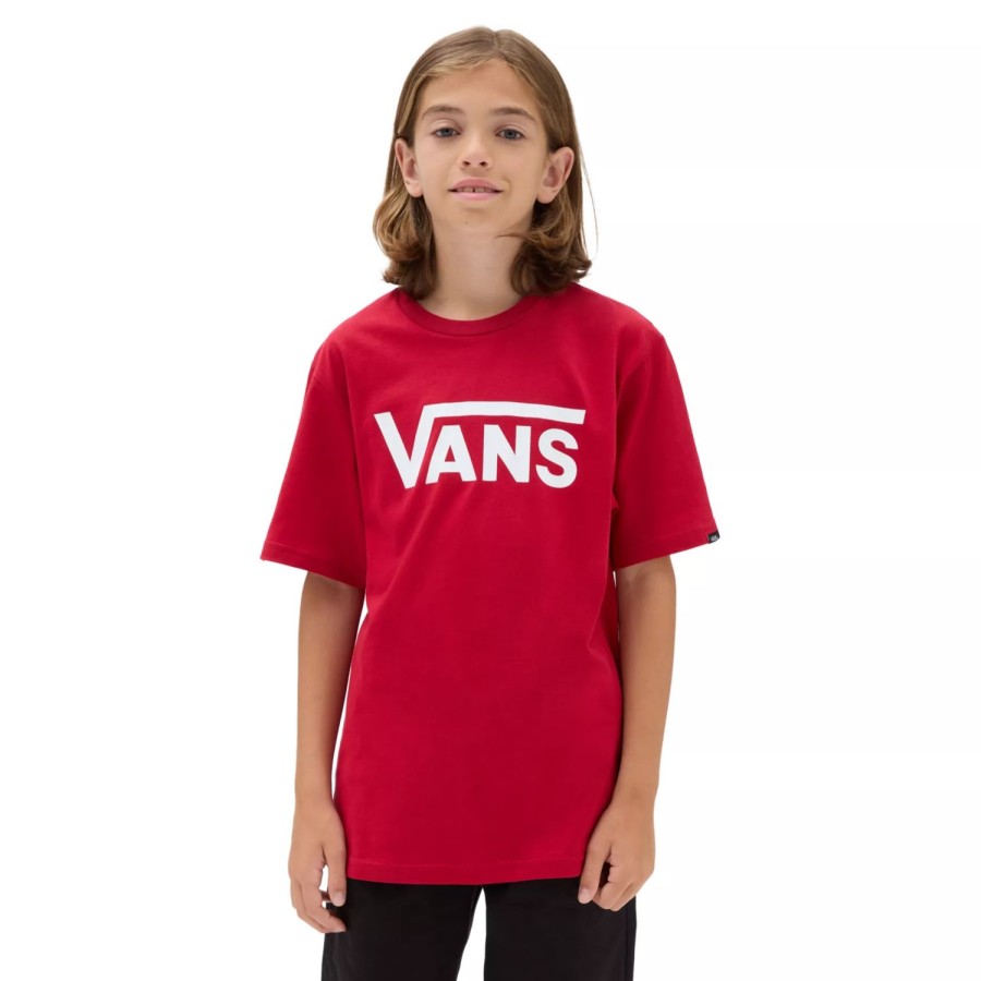 Kinder VANS Jungen-Bekleidung (8-14+) | Jungen Vans Classic T-Shirt (8-14 Jahre) Rot