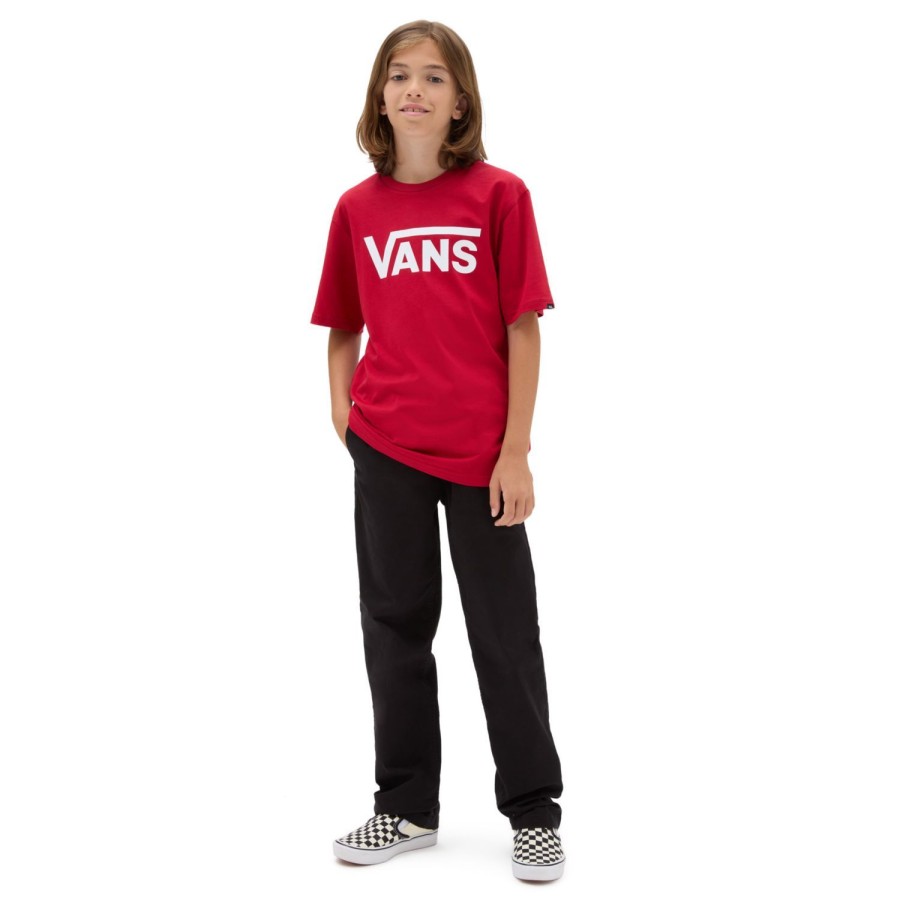 Kinder VANS Jungen-Bekleidung (8-14+) | Jungen Vans Classic T-Shirt (8-14 Jahre) Rot