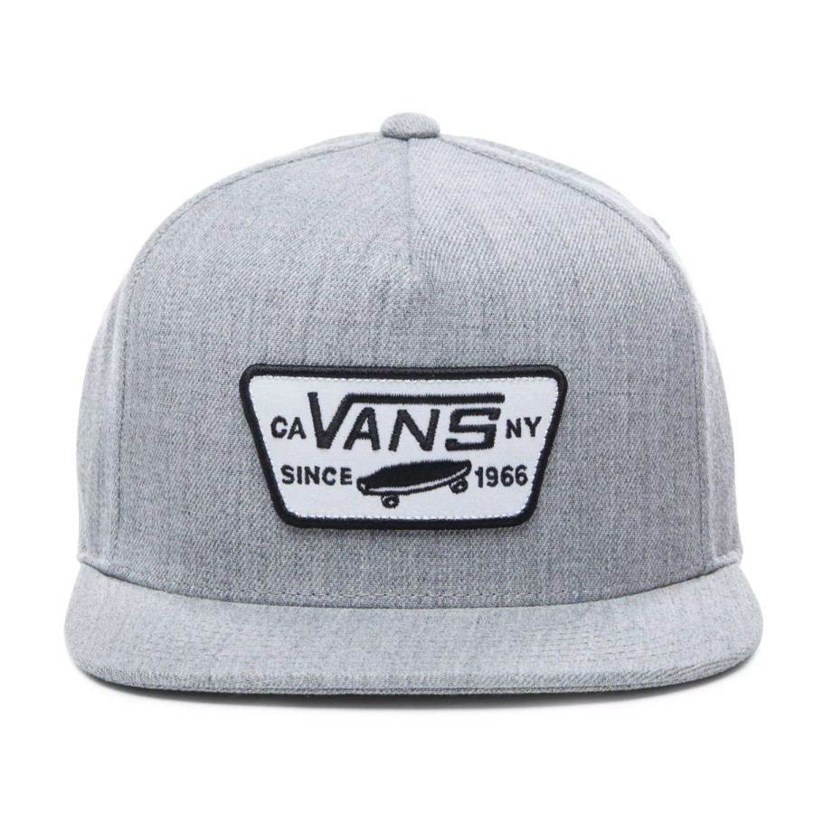 Herren VANS Mutzen, Caps & Hute | Full Patch Snapback Kappe Grau