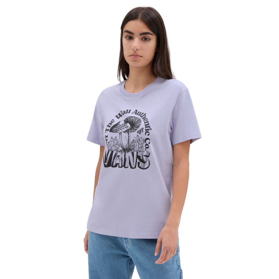 Damen VANS T-Shirts & Oberteile | Wellness Trip Boyfriend T-Shirt Violett