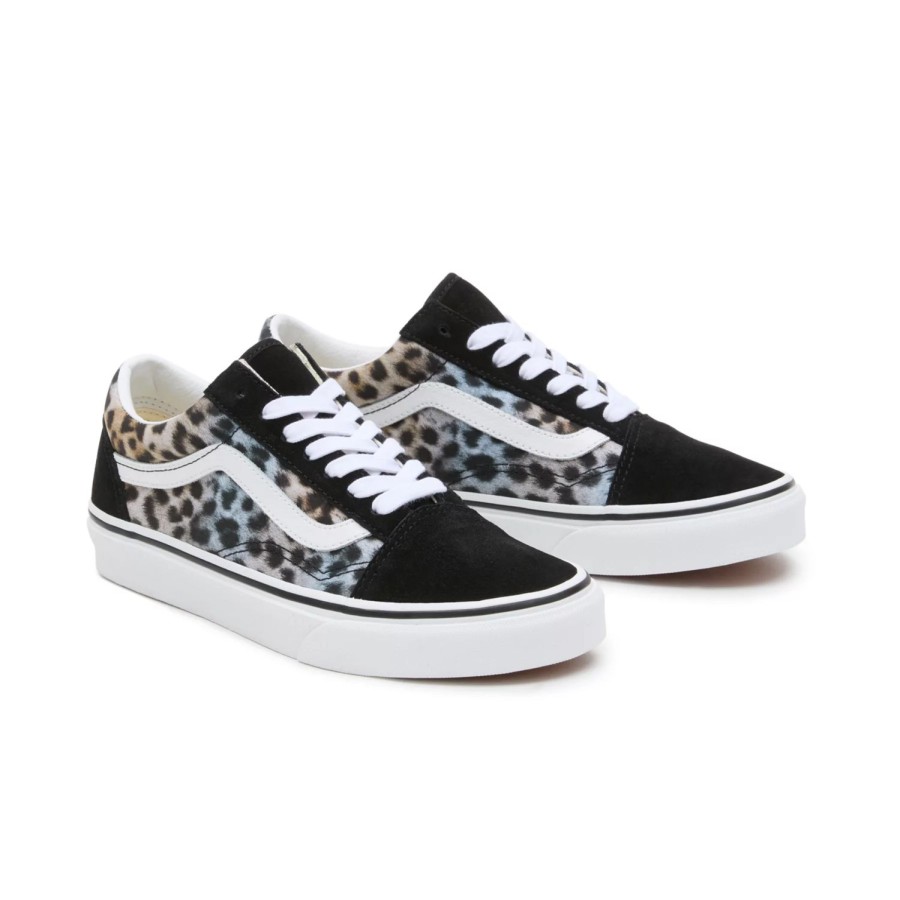 Damen VANS Low-Top Sneaker | Old Skool Schuhe Schwarz