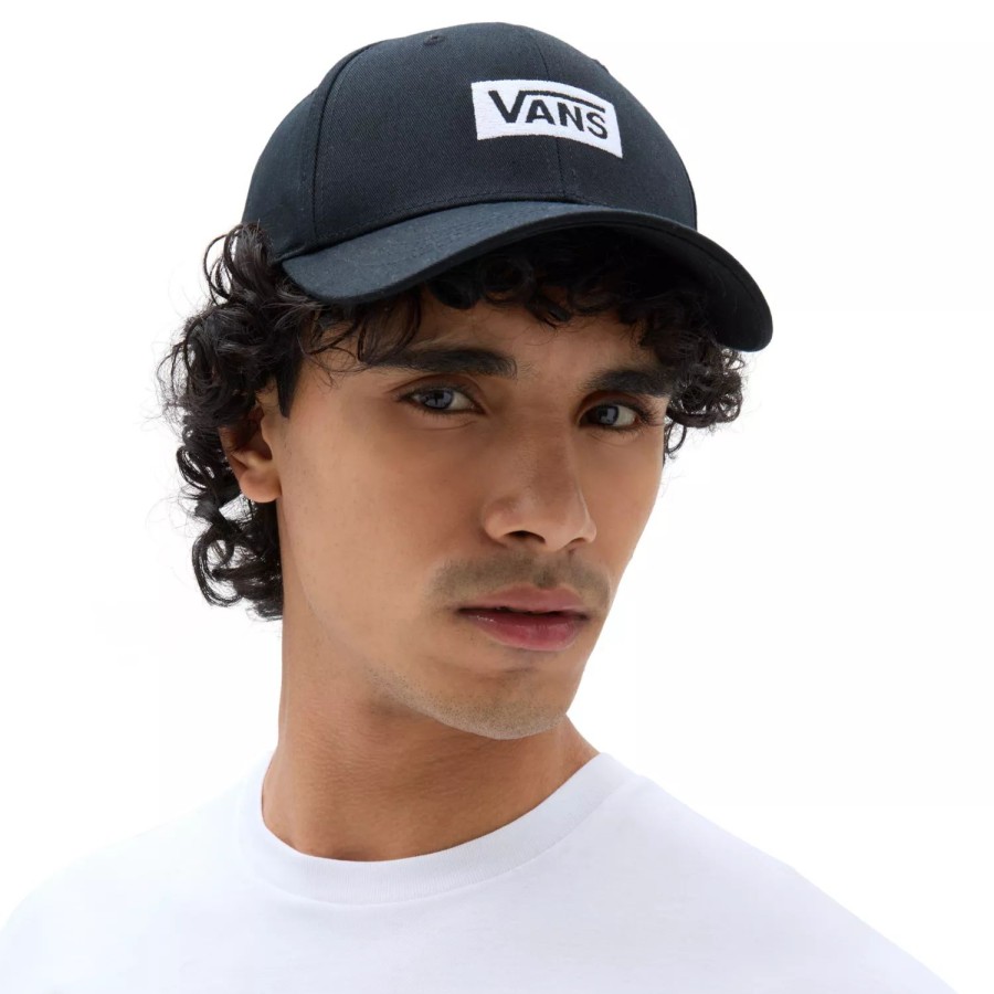 Herren VANS Mutzen, Caps & Hute | Boxed Structured Jockey-Kappe Schwarz