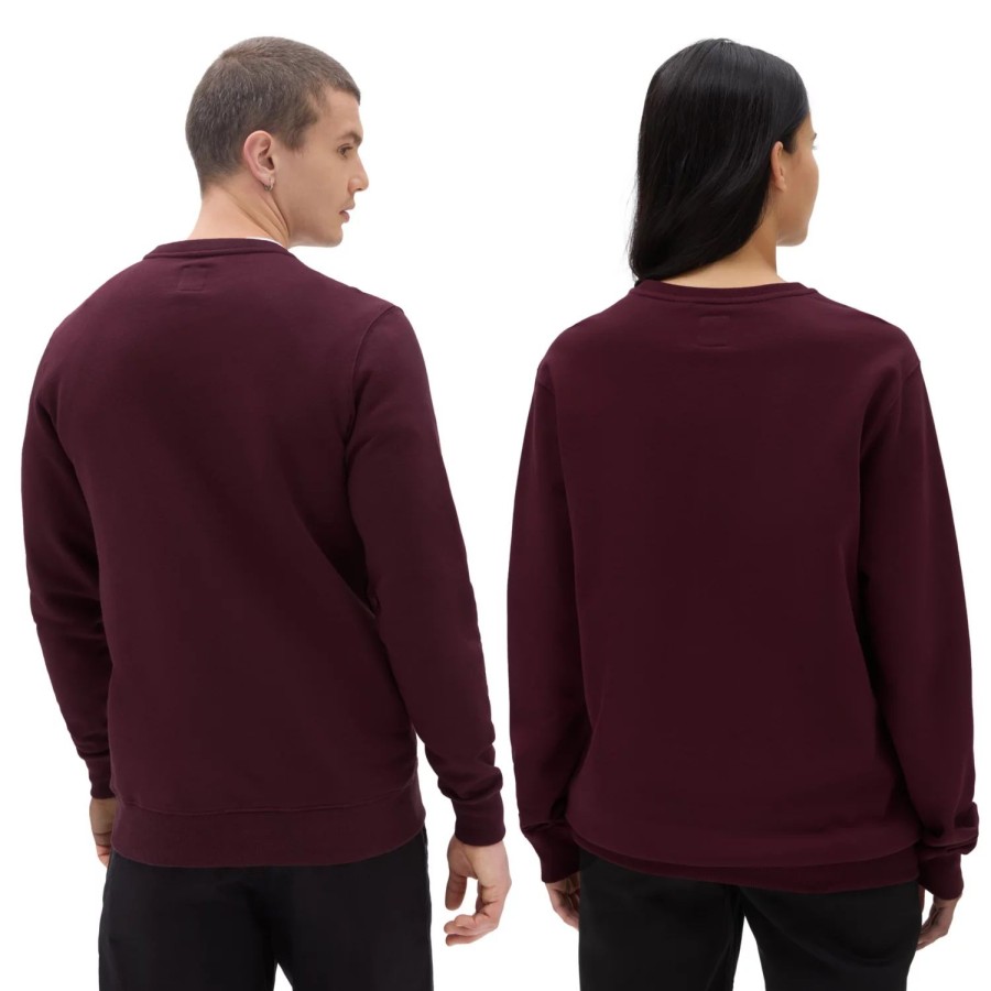 Herren VANS Kapuzenpullover & Sweatshirts | Vans Classic Crew Ii Rot