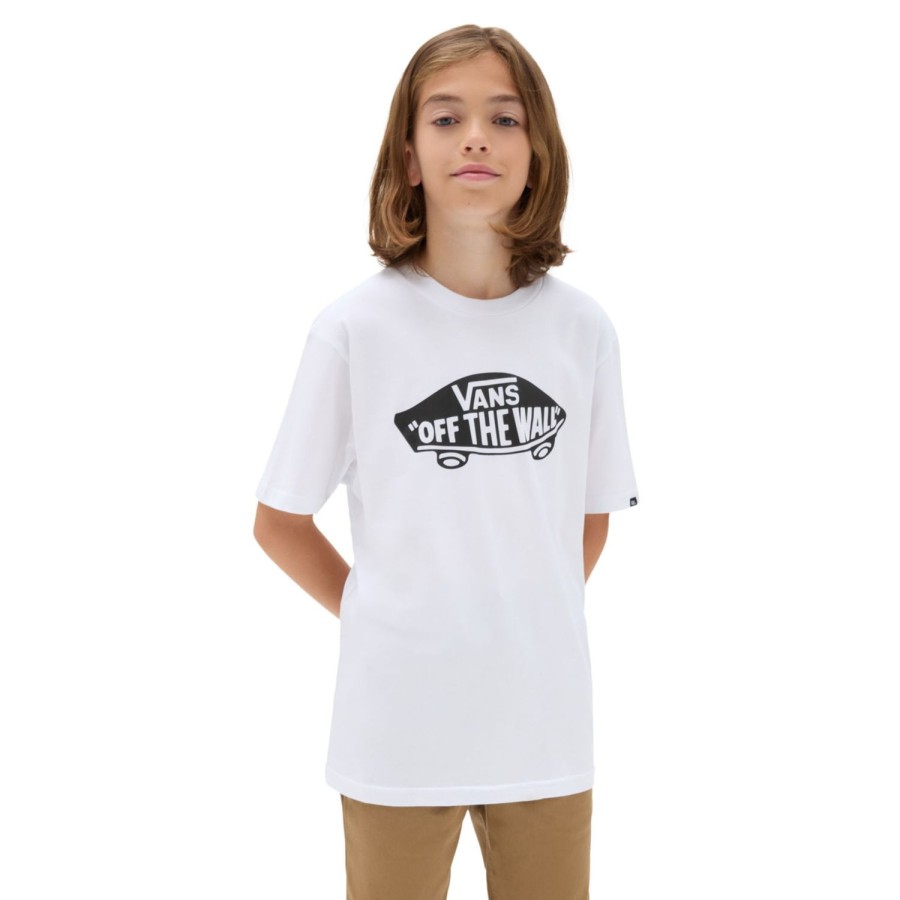 Kinder VANS Jungen-Bekleidung (8-14+) | Kinder T-Shirt (8-14 Jahre) Weis