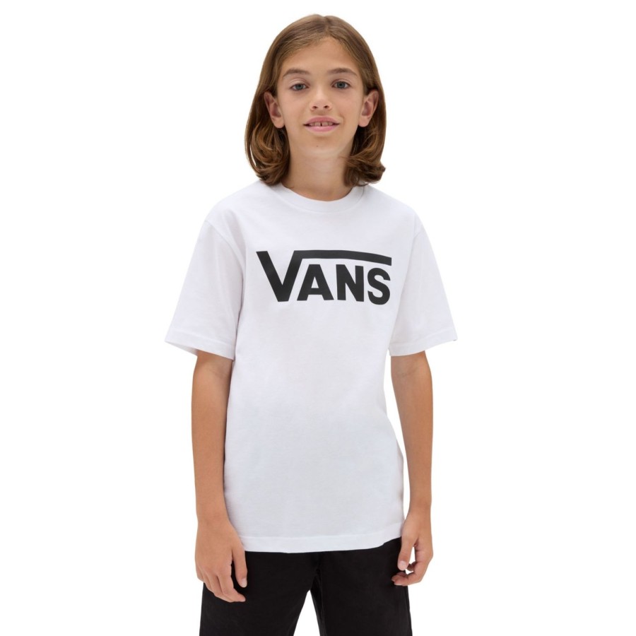 Kinder VANS Jungen-Bekleidung (8-14+) | Kinder Vans Classic T-Shirt (8-14 Jahre) Weis