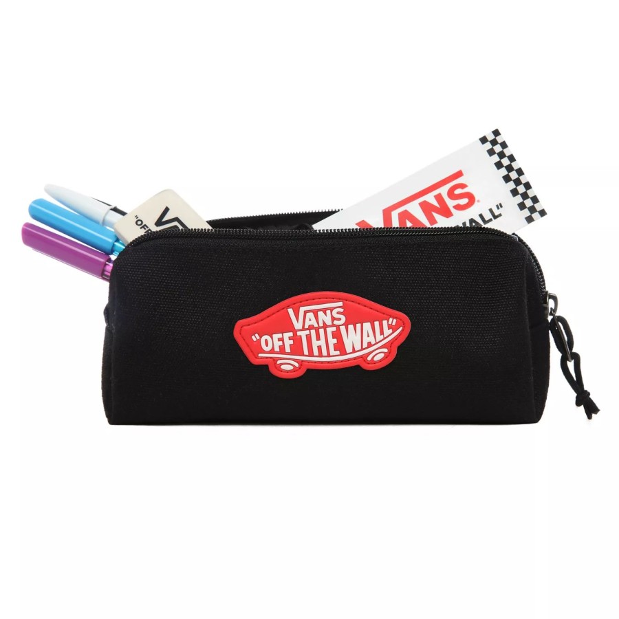 Kinder VANS Taschen & Rucksacke | Off The Wall Federmappchen Schwarz