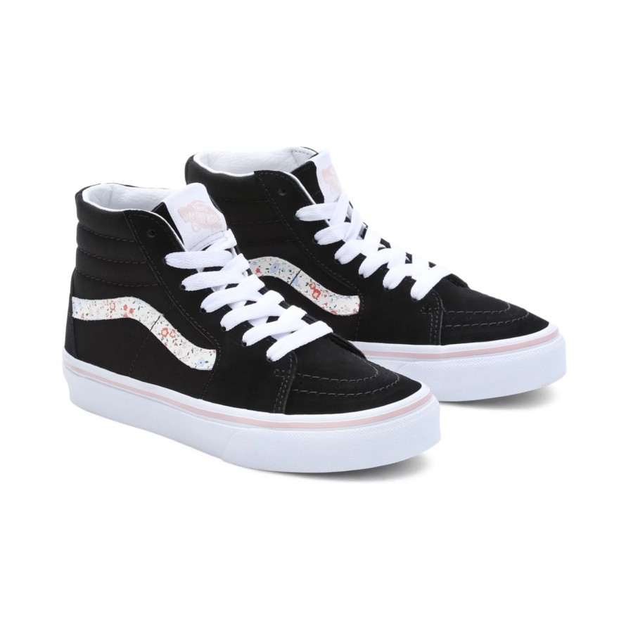 Kinder VANS Classics | Sk8-Hi Floral Schuhe Fur Kinder (4-8 Jahre) Schwarz