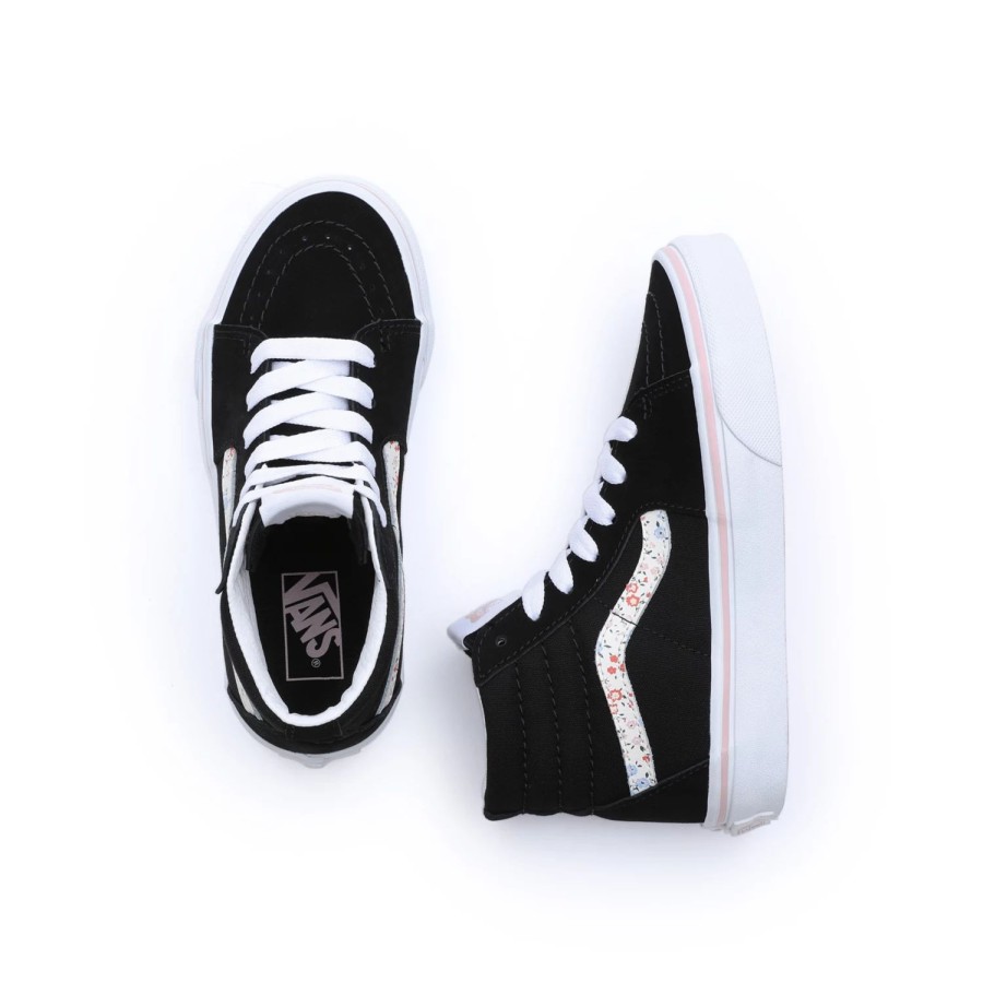 Kinder VANS Classics | Sk8-Hi Floral Schuhe Fur Kinder (4-8 Jahre) Schwarz