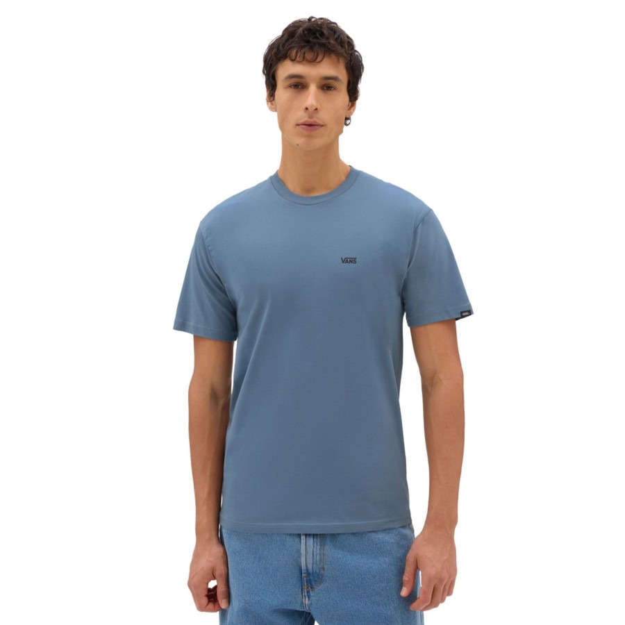 Herren VANS T-Shirts & Tank Tops | Left Chest Logo T-Shirt Blau