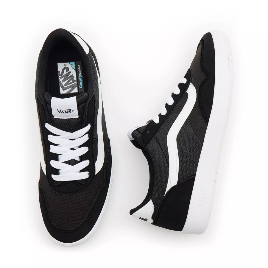 Damen VANS Low-Top Sneaker | Staple Cruze Too Comfycush Schuhe Schwarz