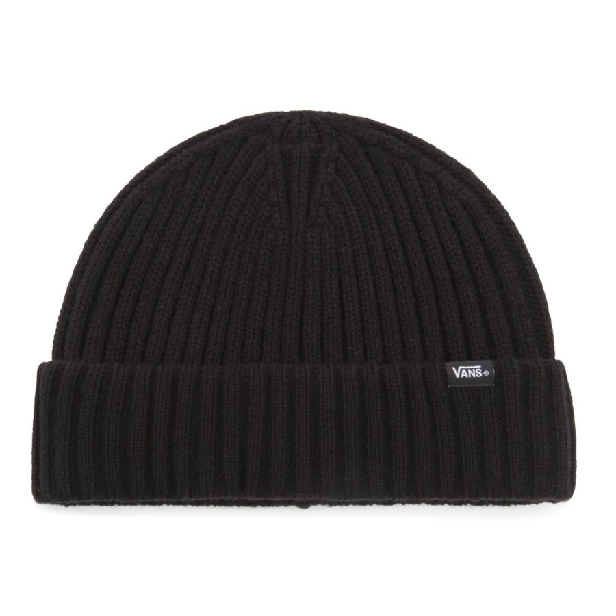 Herren VANS Mutzen, Caps & Hute | Vans Shallow Cuff Beanie Schwarz