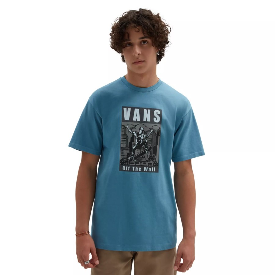 Herren VANS T-Shirts & Tank Tops | Old Town T-Shirt Blau