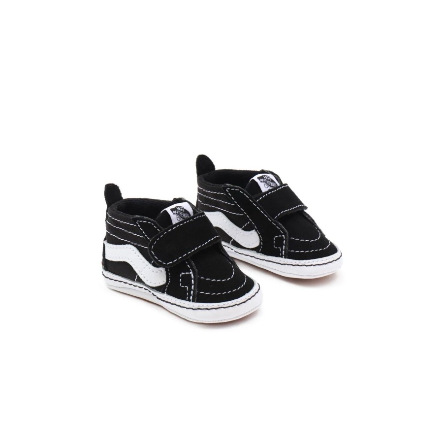 Kinder VANS Easy On, Easy Off | Kleinkind Sk8-Hi Crib Schuhe (0-1 Jahr) Schwarz