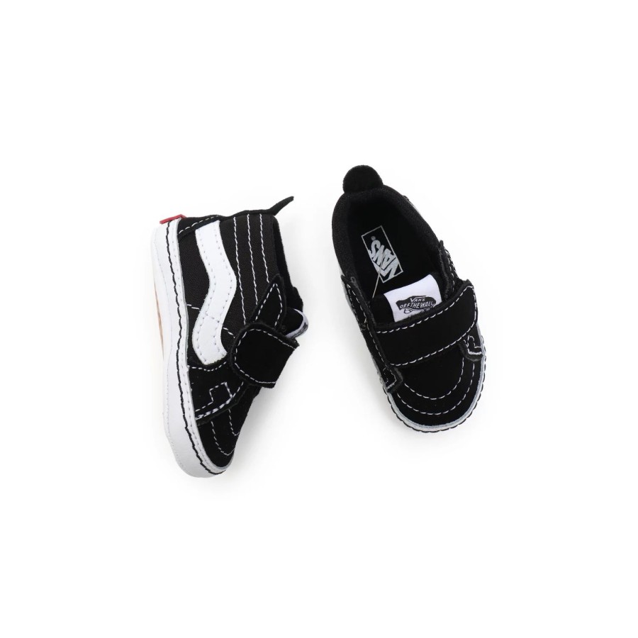 Kinder VANS Easy On, Easy Off | Kleinkind Sk8-Hi Crib Schuhe (0-1 Jahr) Schwarz