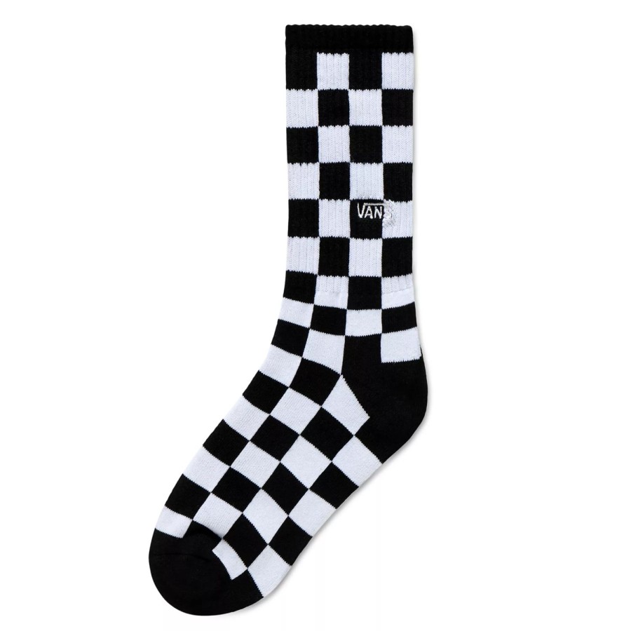 Kinder VANS Socken | Kinder Checkerboard Crew Socken (1 Paar) Schwarz, Weis