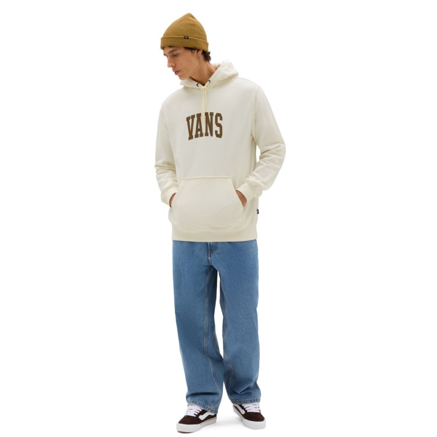 Herren VANS Kapuzenpullover & Sweatshirts | Vans Arched Hoodie Weis