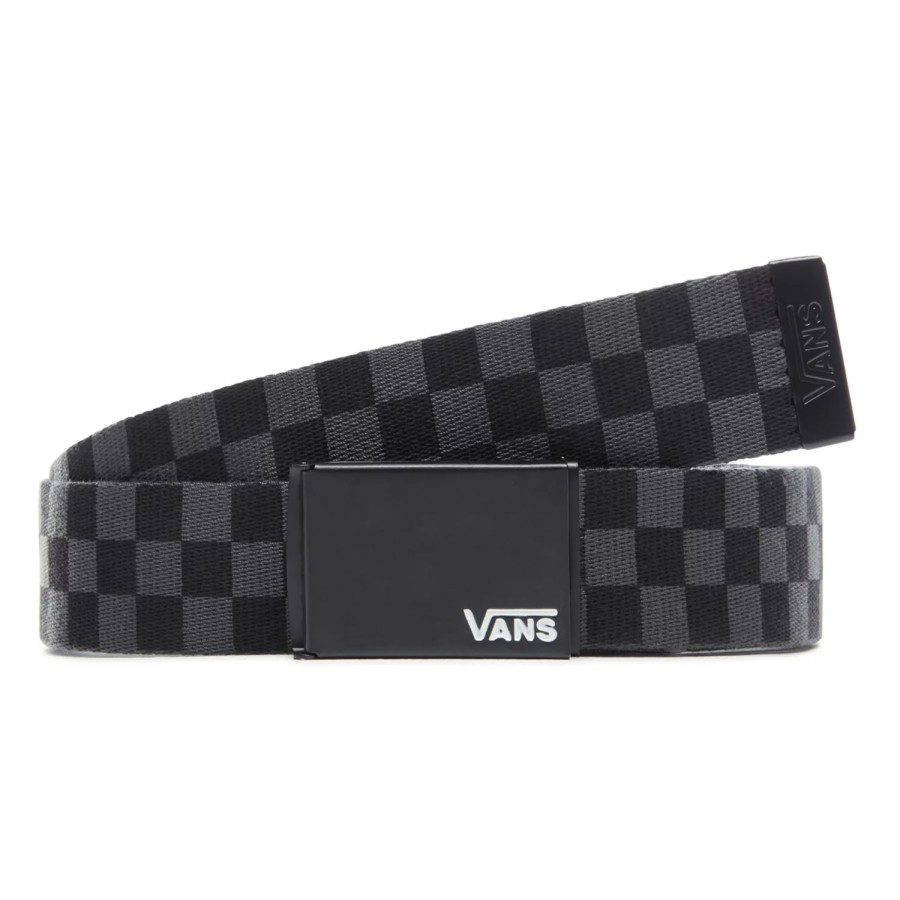 Herren VANS Andere Accessoires | Deppster Ii Gurtband-Gurtel Grau