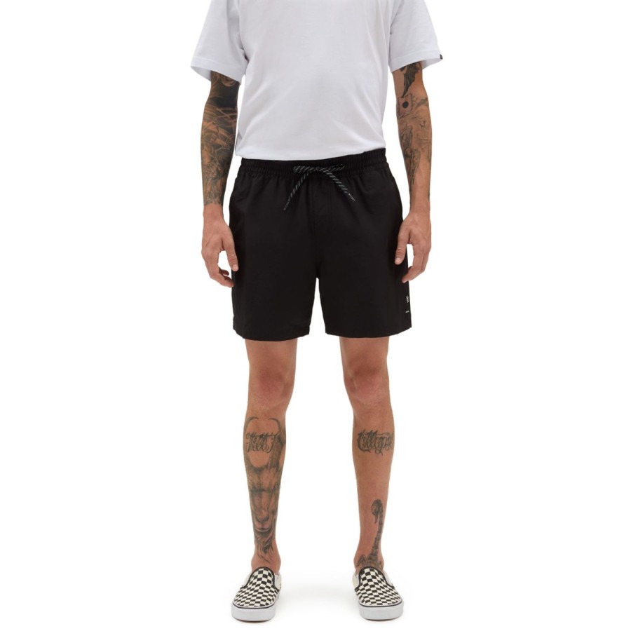 Herren VANS Shorts & Boardshorts | Primary Solid Elastic Boardshorts Schwarz