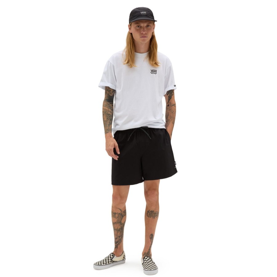 Herren VANS Shorts & Boardshorts | Primary Solid Elastic Boardshorts Schwarz