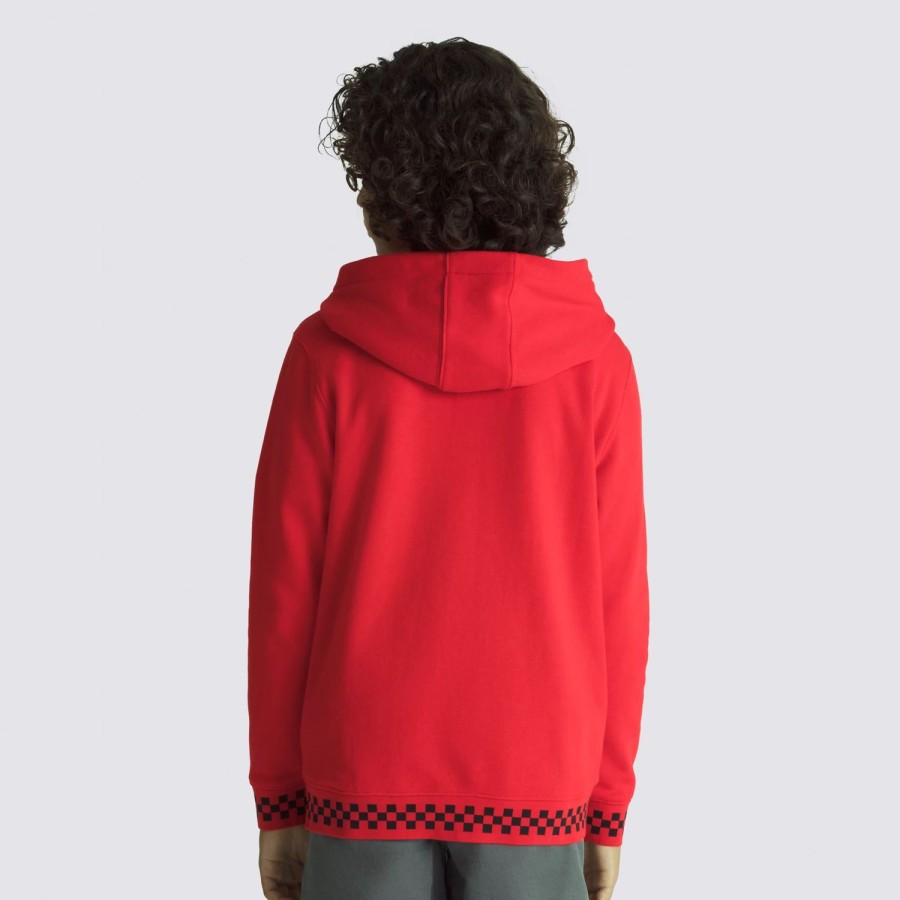 Kinder VANS Jungen-Bekleidung (8-14+) | Kinder Disney X Vans Funhouse 100 Hoodie (8-14 Jahre) Rot