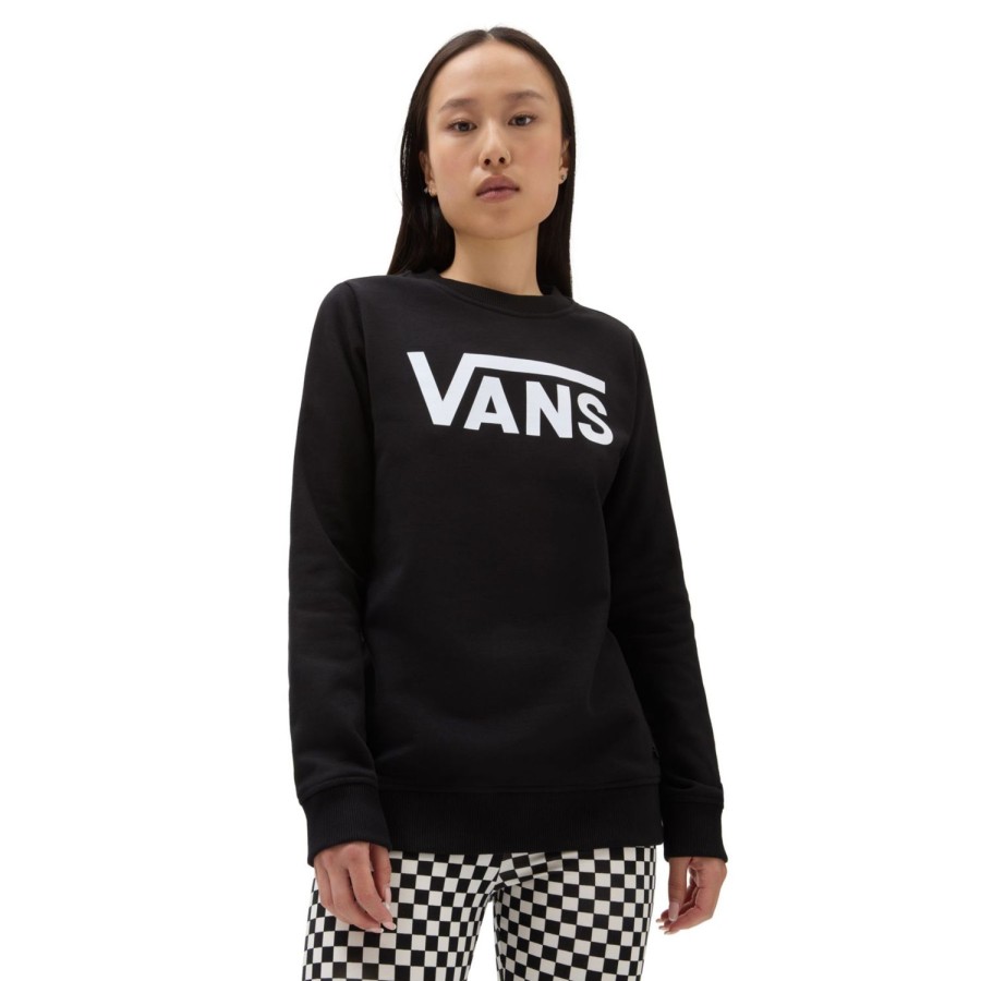 Damen VANS T-Shirts & Oberteile | Flying V Classic Langarmshirt Schwarz