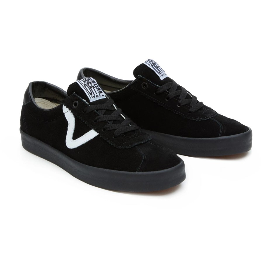 Damen VANS Low-Top Sneaker | Sport Low Schuhe Schwarz