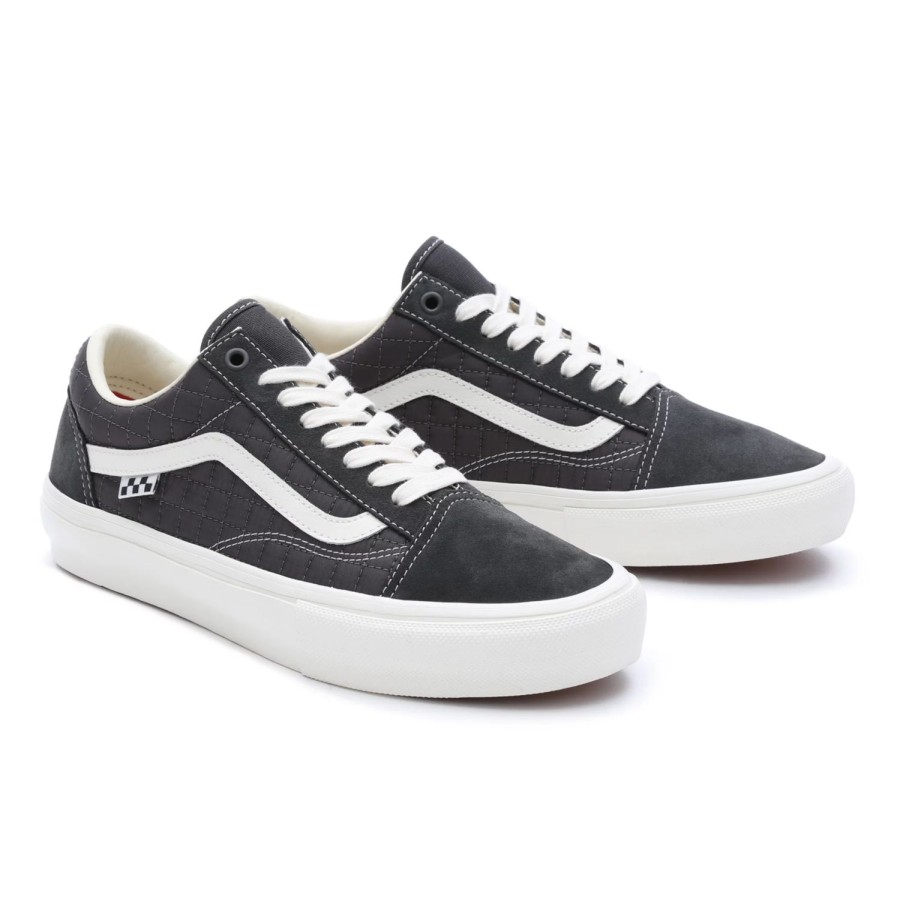 Herren VANS Skateschuhe | Quilted Skate Old Skool Schuhe Grau