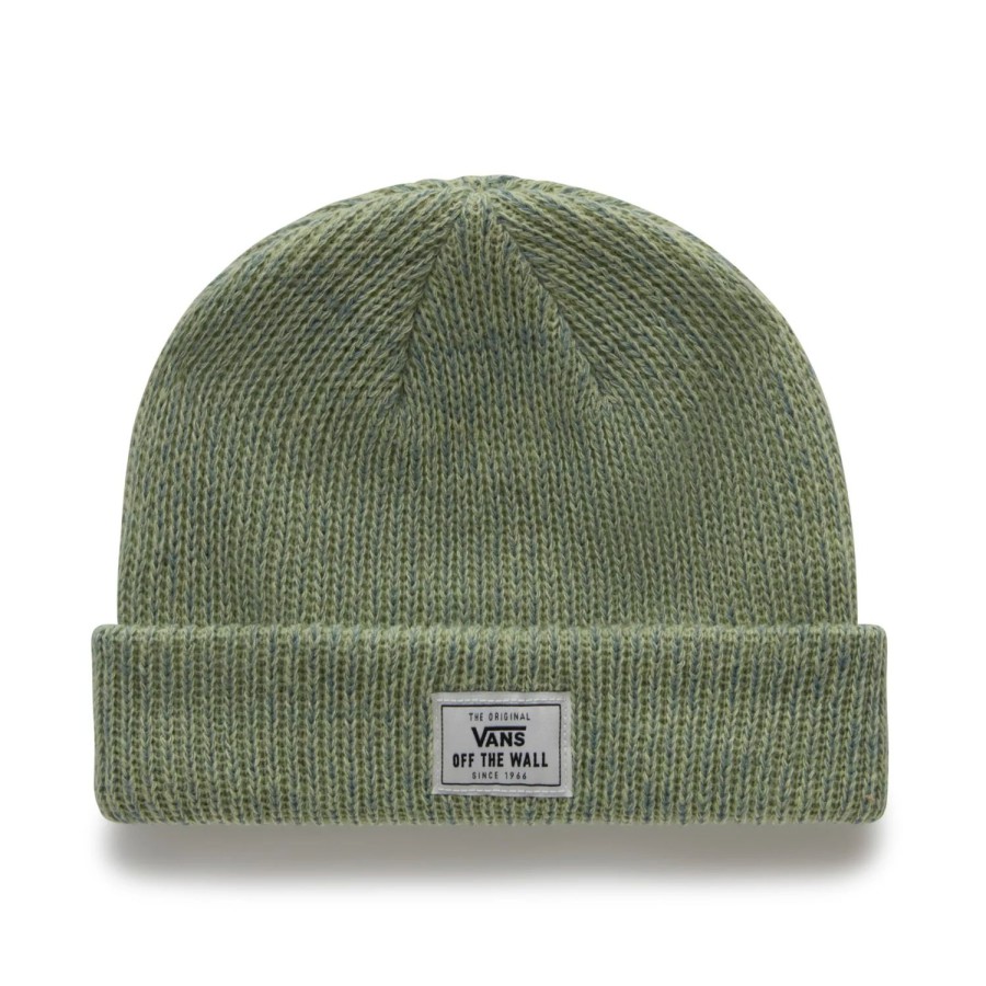 Damen VANS Mutzen, Caps & Hute | Bruckner Beanie-Mutze Mit Umschlag Grun