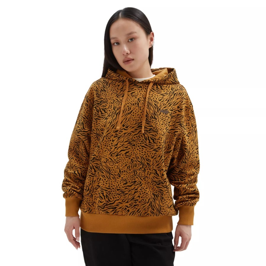 Damen VANS Kapuzenpullover & Pullover | Scout Animal Hoodie Braun