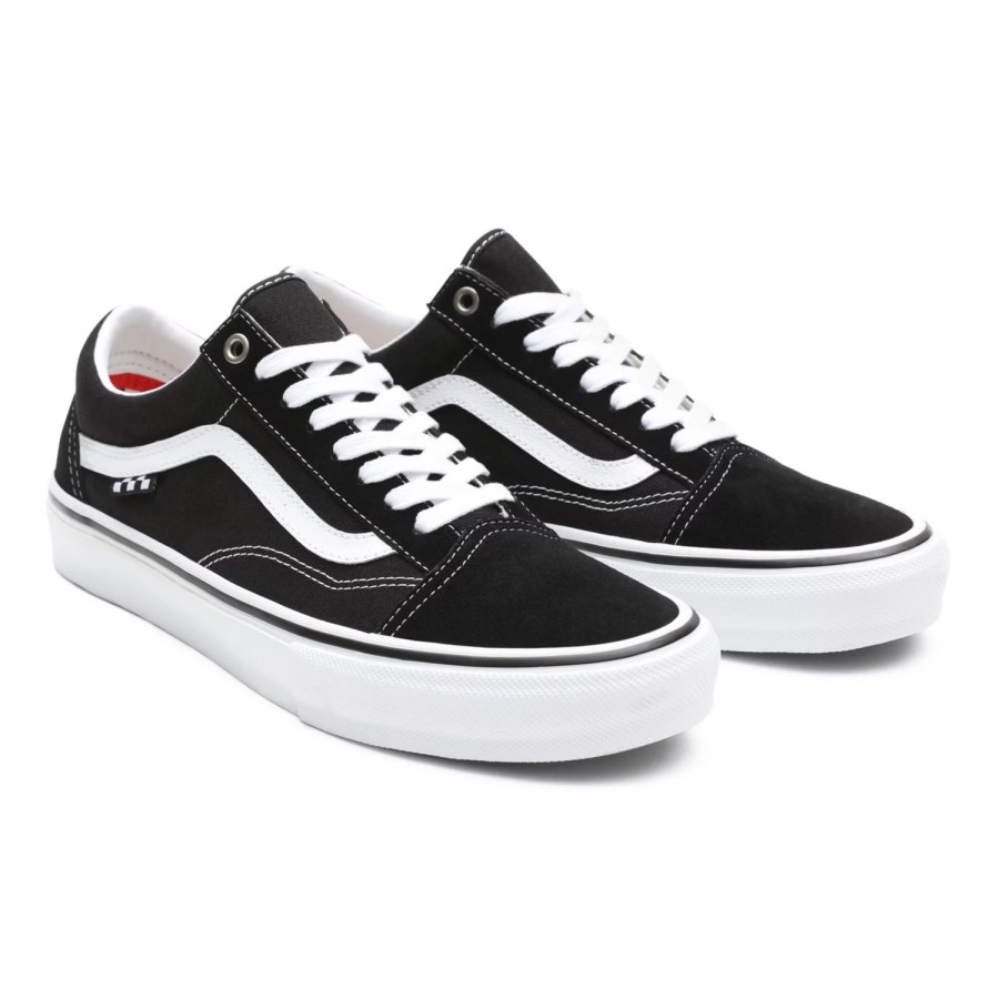 Damen VANS Low-Top Sneaker | Old Skool Skateschuhe Schwarz