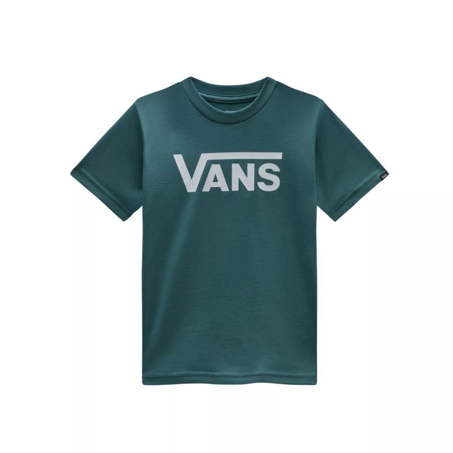 Kinder VANS Kleinkind-Bekleidung (2-8 Jahre) | Jungen Vans Classic T-Shirt (2-8 Jahre) Blau, Grun