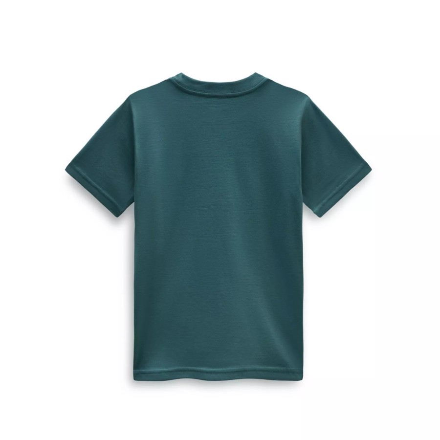 Kinder VANS Kleinkind-Bekleidung (2-8 Jahre) | Jungen Vans Classic T-Shirt (2-8 Jahre) Blau, Grun