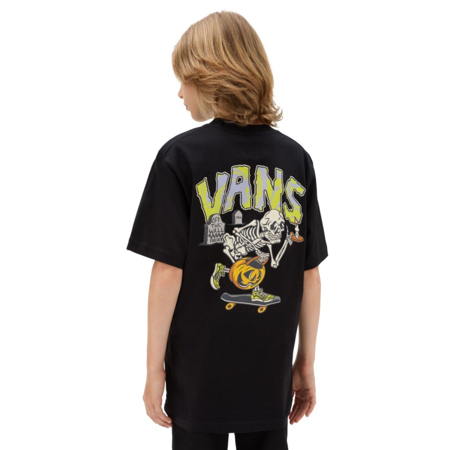 Kinder VANS Jungen-Bekleidung (8-14+) | Jungen Haunted House Of Vans T-Shirt (8-14 Jahre) Schwarz