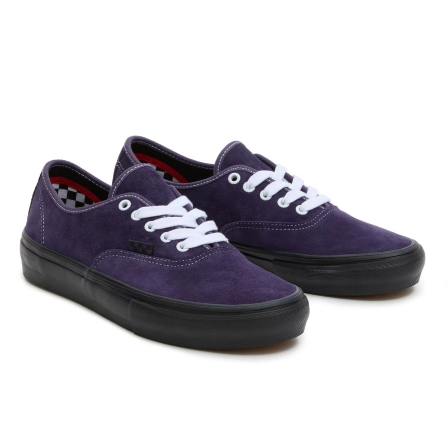 Herren VANS Skateschuhe | Skate Authentic Wildlederschuhe Violett