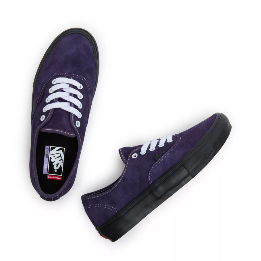 Herren VANS Skateschuhe | Skate Authentic Wildlederschuhe Violett