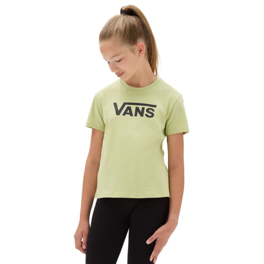 Kinder VANS Madchen-Bekleidung (8-14+) | Madchen Flying V Crew T-Shirt (8-14 Jahre) Grun