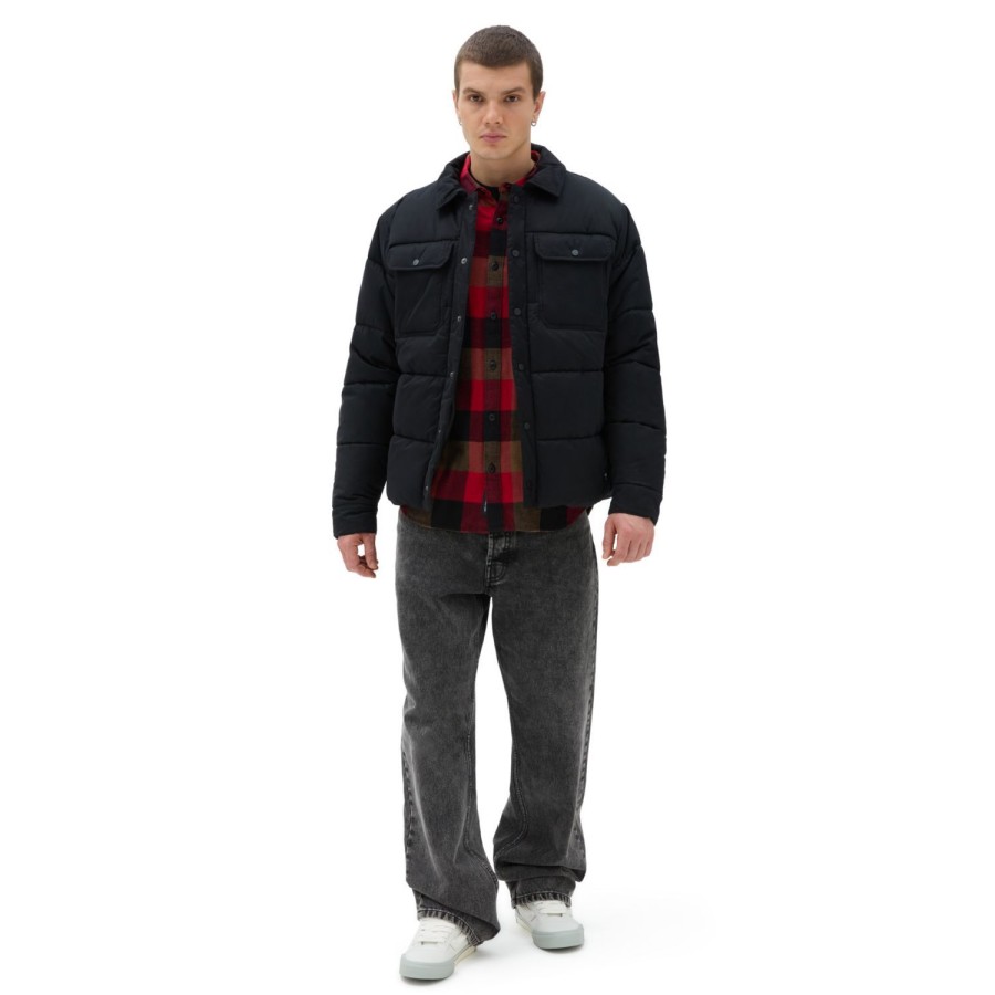 Herren VANS Hemden | Box Woven Flanellhemd Rot