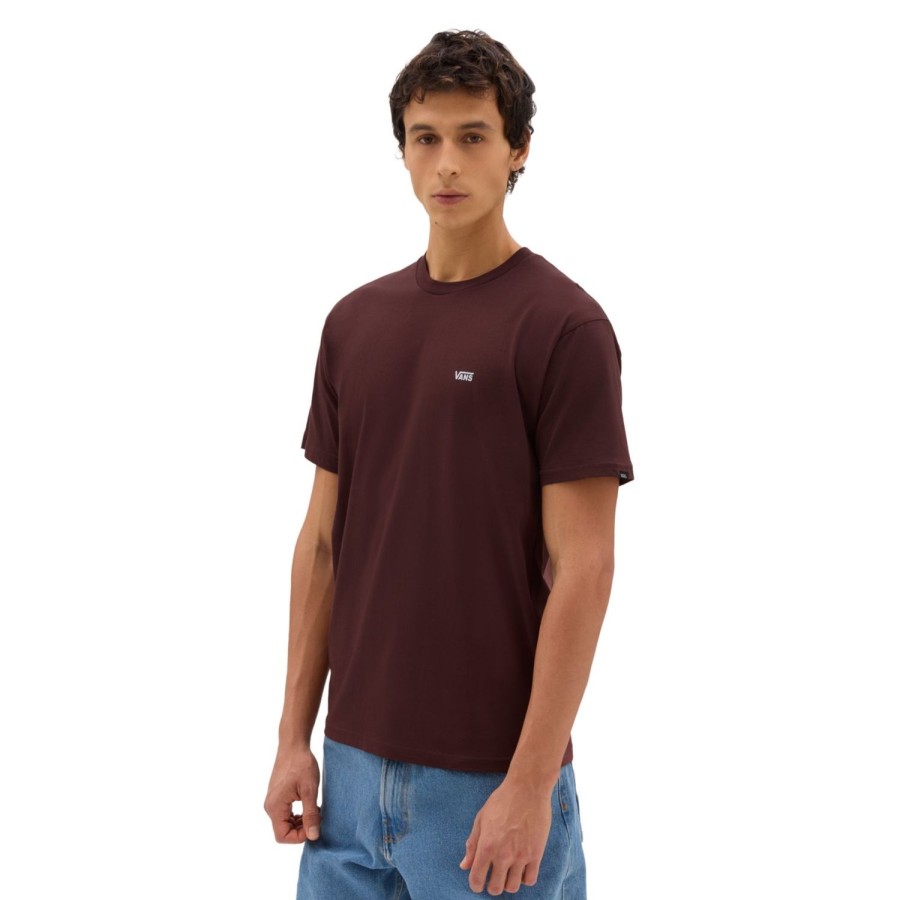 Herren VANS T-Shirts & Tank Tops | Left Chest Logo T-Shirt Braun