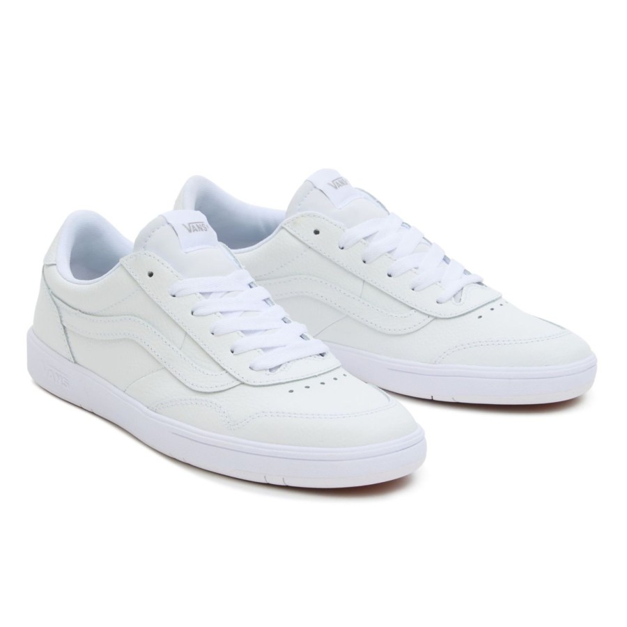 Damen VANS Low-Top Sneaker | Cruze Too Comfycush Lederschuhe Weis