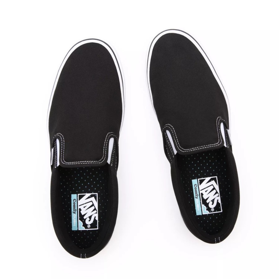 Herren VANS Slip-On-Schuhe | Classic Comfycush Slip-On Schuhe Schwarz