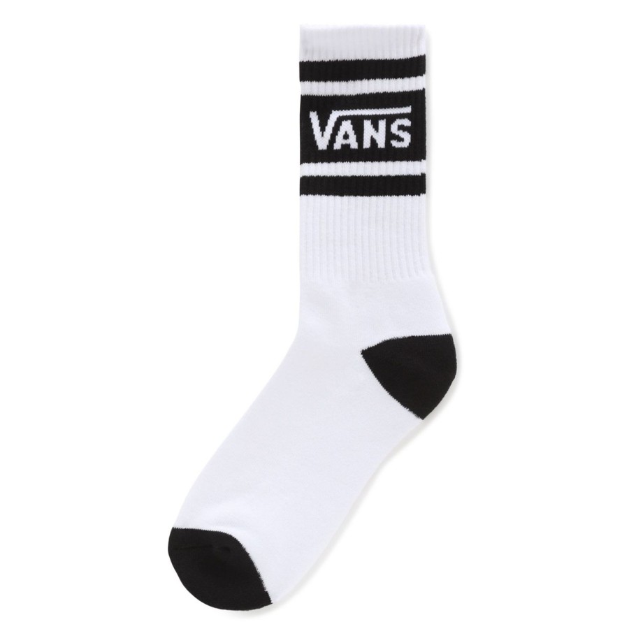 Kinder VANS Socken | Kids Vans Drop V Crew Socken 1-6 (1 Paar) Weis