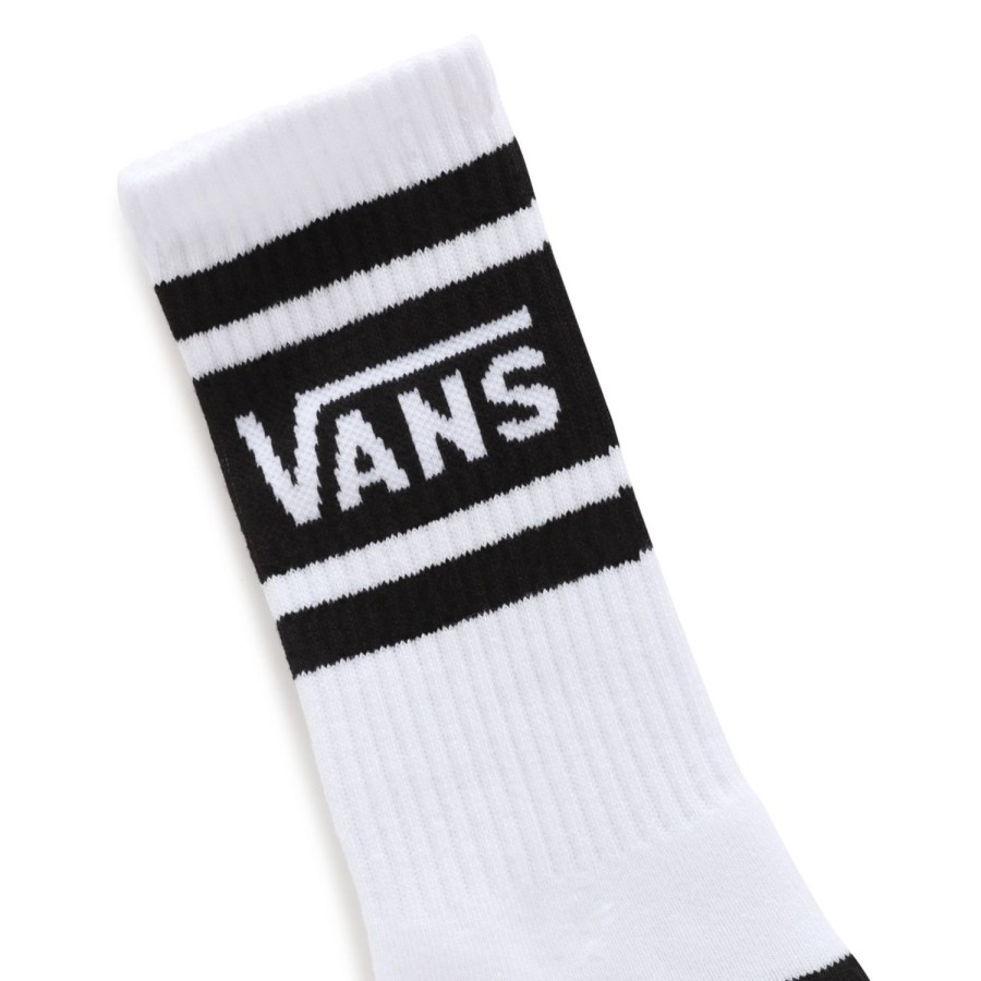 Kinder VANS Socken | Kids Vans Drop V Crew Socken 1-6 (1 Paar) Weis