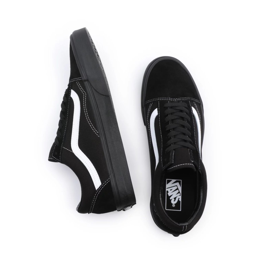 Damen VANS Classics | Wildleder/Canvas Old Skool Schuhe Schwarz