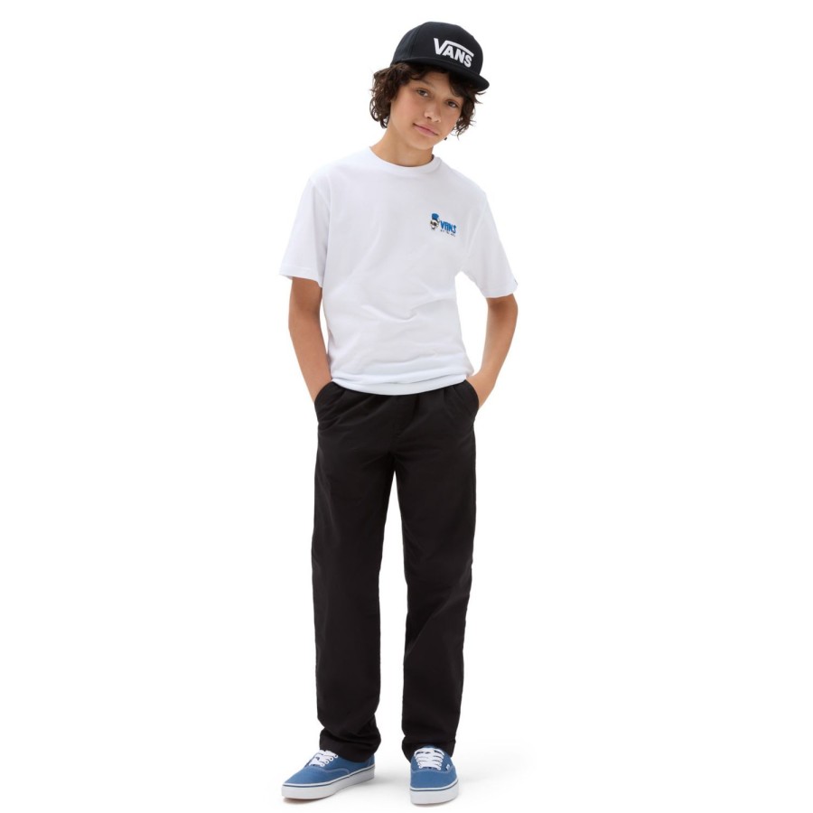 Kinder VANS Jungen-Bekleidung (8-14+) | Jungen Skull Slice T-Shirt (8-14 Jahre) Weis