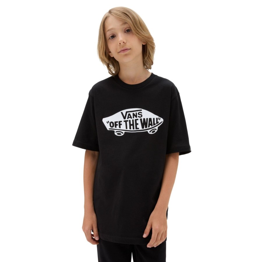 Kinder VANS Jungen-Bekleidung (8-14+) | Kinder T-Shirt (8-14 Jahre) Schwarz, Weis