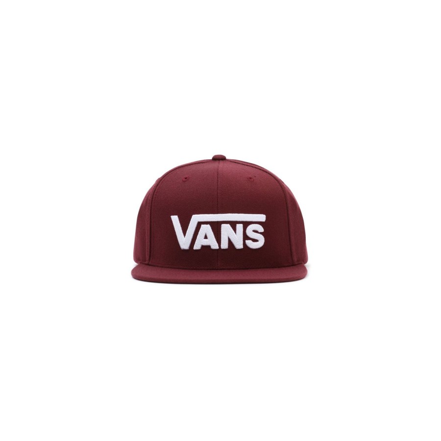 Herren VANS Mutzen, Caps & Hute | Drop V Snapback-Kappe Rot